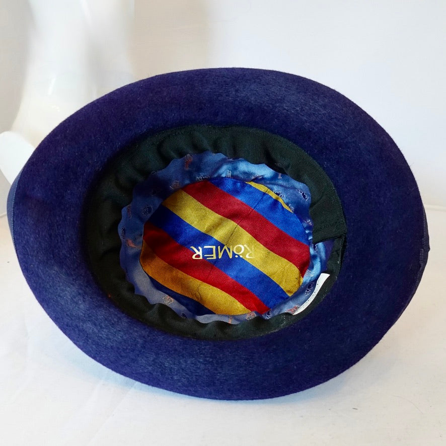 Bolder Bowler in brushed Coney Fur Felt