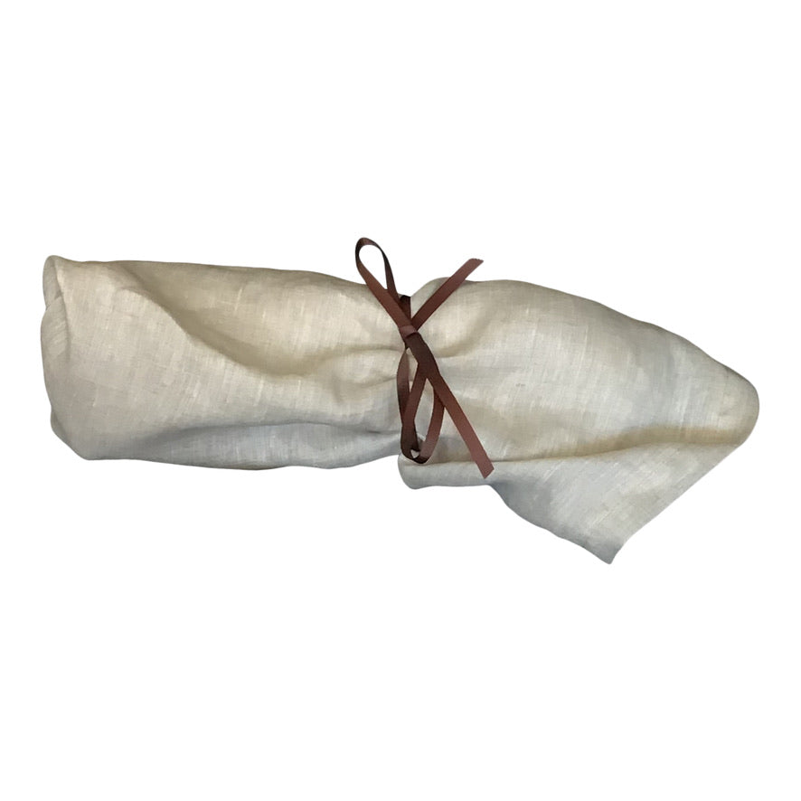 Linen Twisturban® Turban in Oatmeal