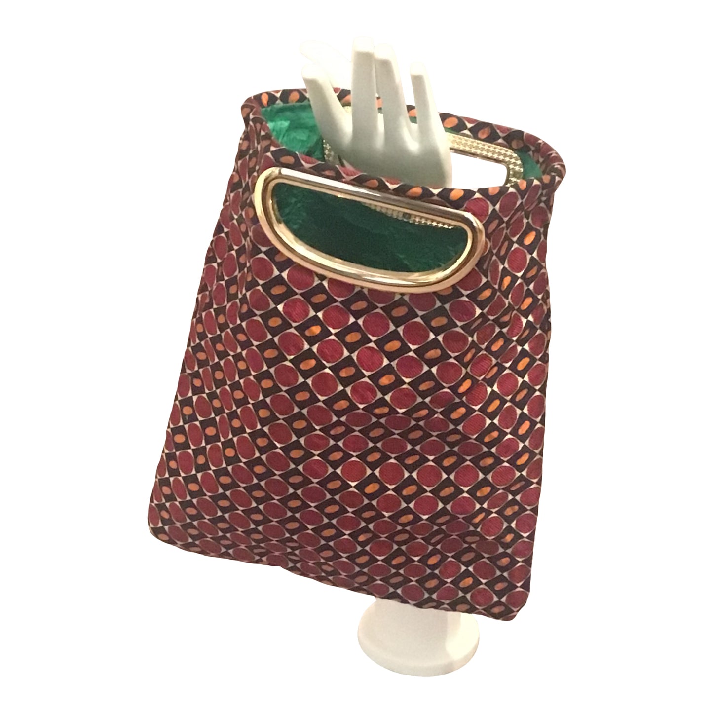 Morphy Tie Silk & Taffeta Clutch Bag (One Of A Kind)