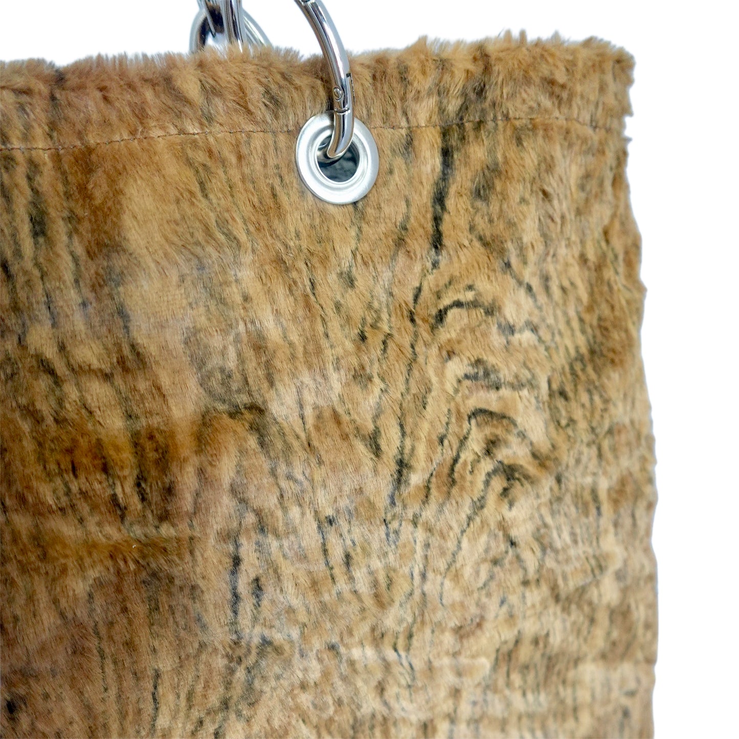 Morphy Trompe L'oeil Wood Grain Bag With Multi Convertible Handles & Silk Lining