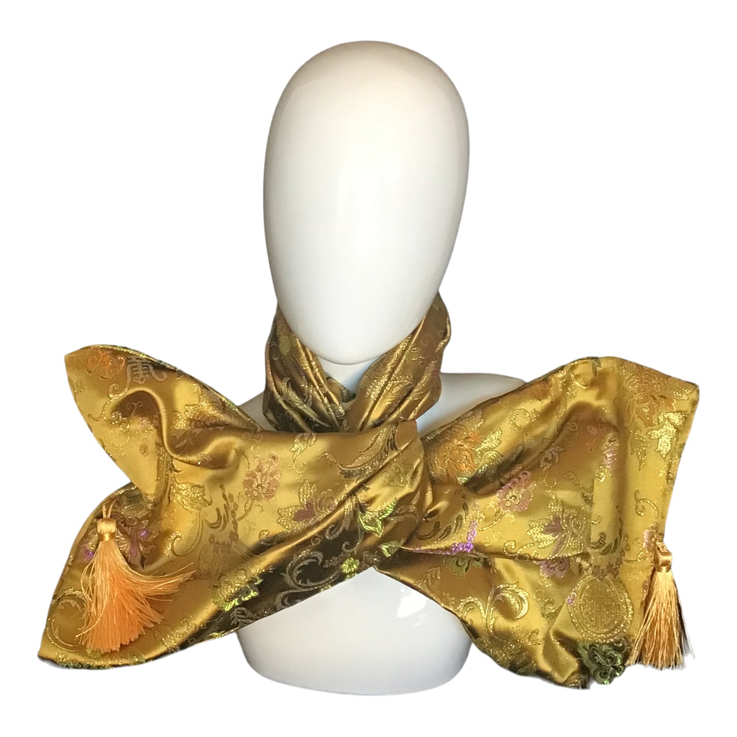 Chinoiserie in gold Twisturban