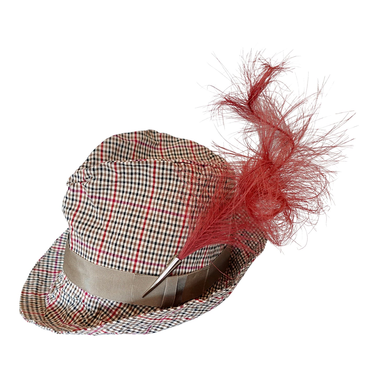 Morphy Moldable Plaid Deep Cuff Trilby fedora
