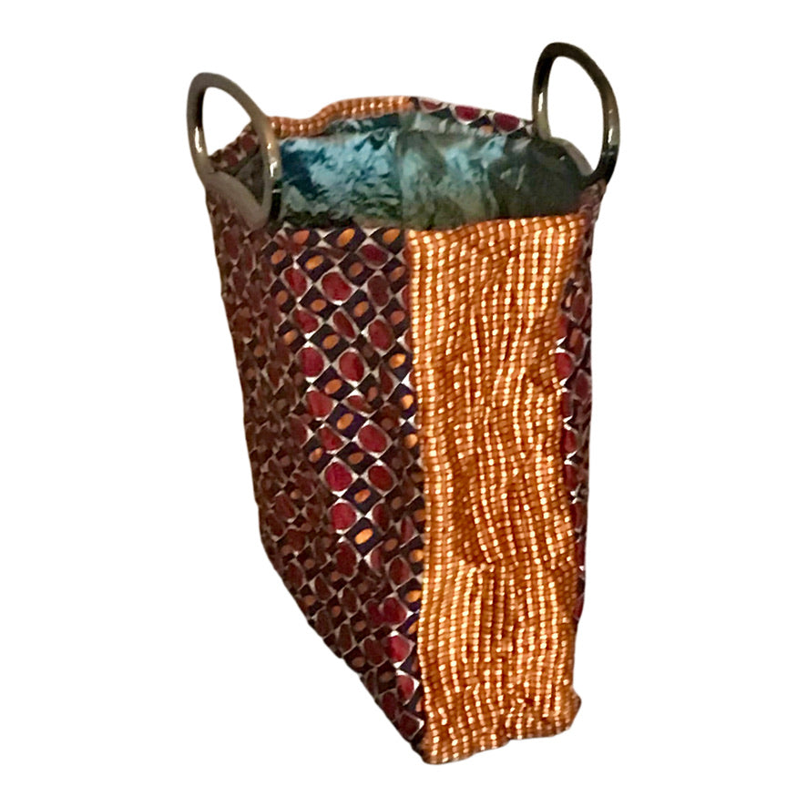 Morphy Tie Silk & Taffeta Clutch Bag (One Of A Kind)