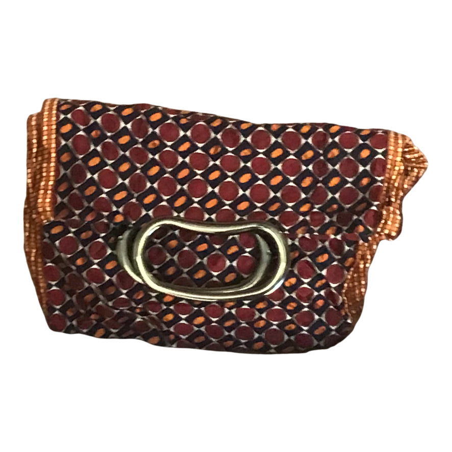 Morphy Tie Silk & Taffeta Clutch Bag (One Of A Kind)