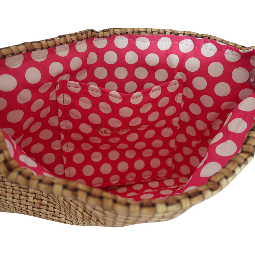 Gone Fishin' messenger bag with fish charm