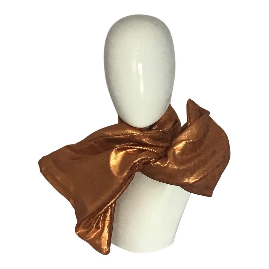 Hammered copper Metallic Velvet Twisturban®