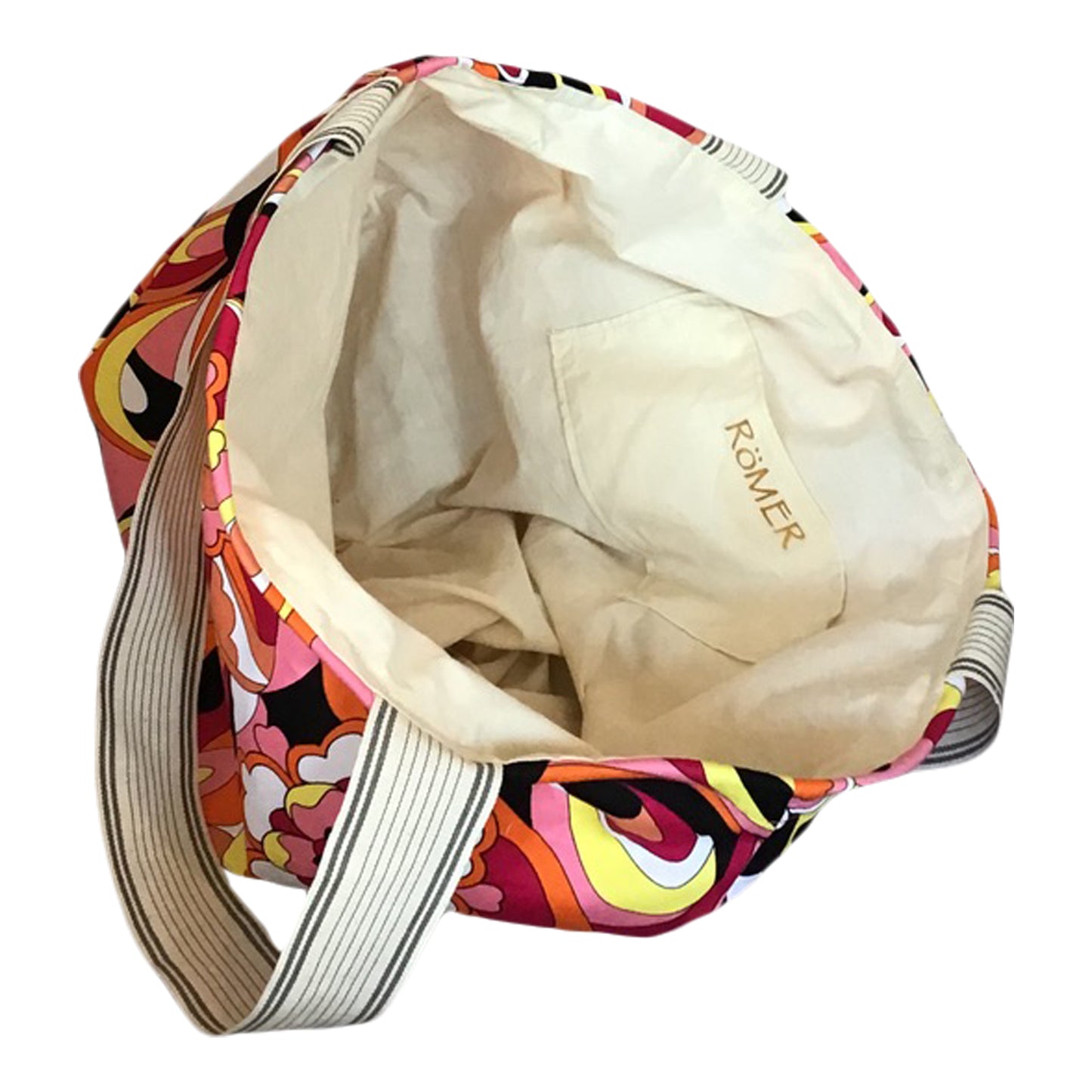 Tote bag in cotton Pucci-inspired print