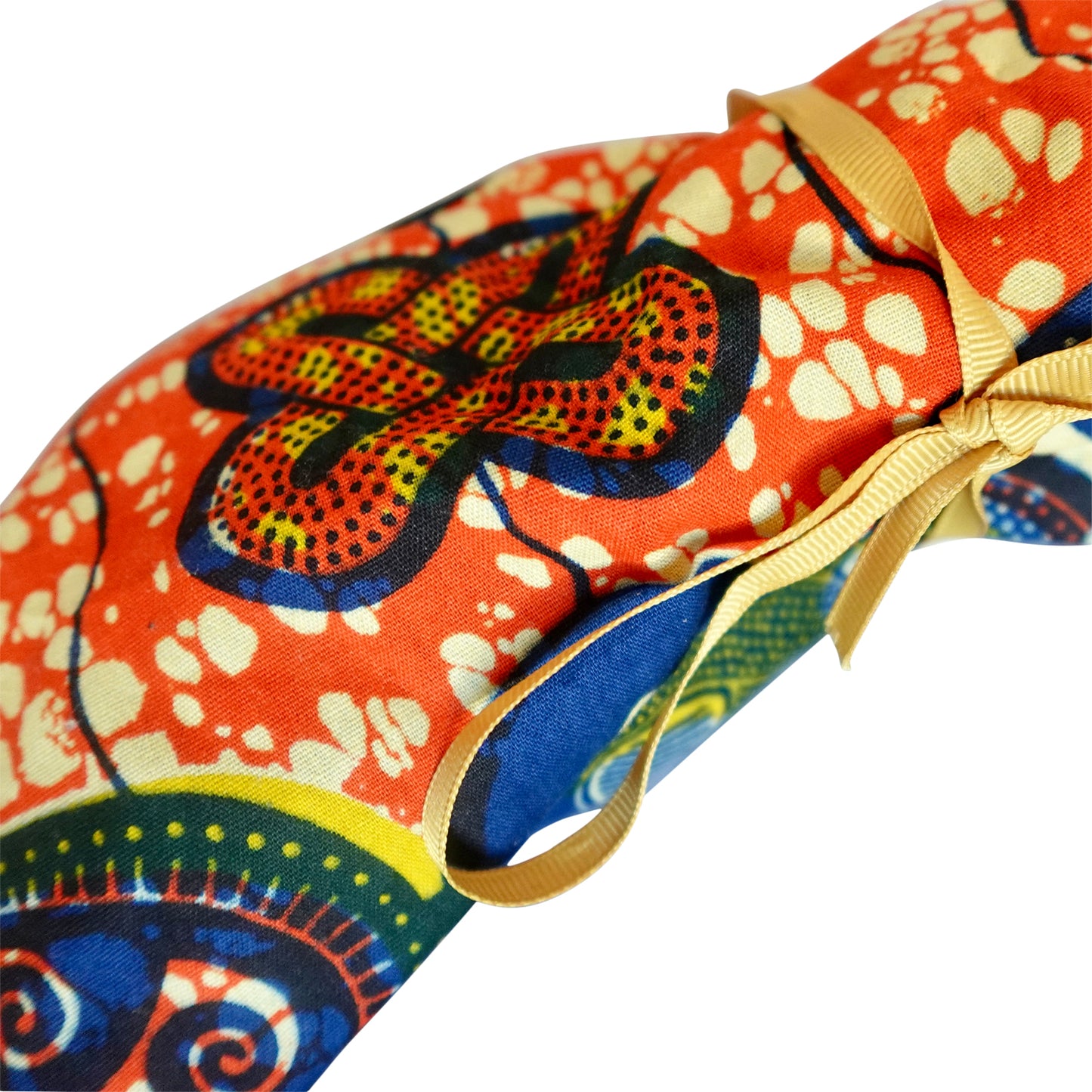 Twisturban® Turban in batik multi color abstract print cotton
