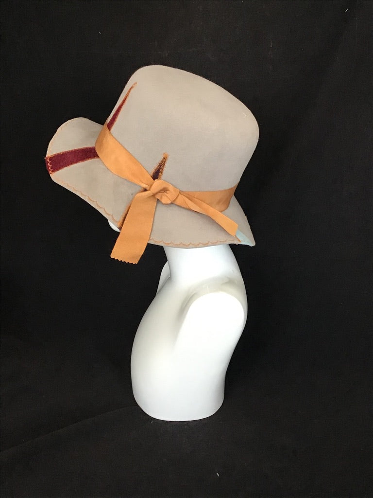 Grey Blue and Wine open crown 22 1/2"