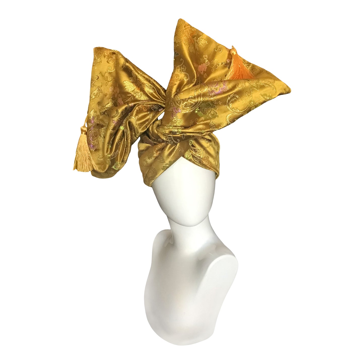 Chinoiserie in gold Twisturban