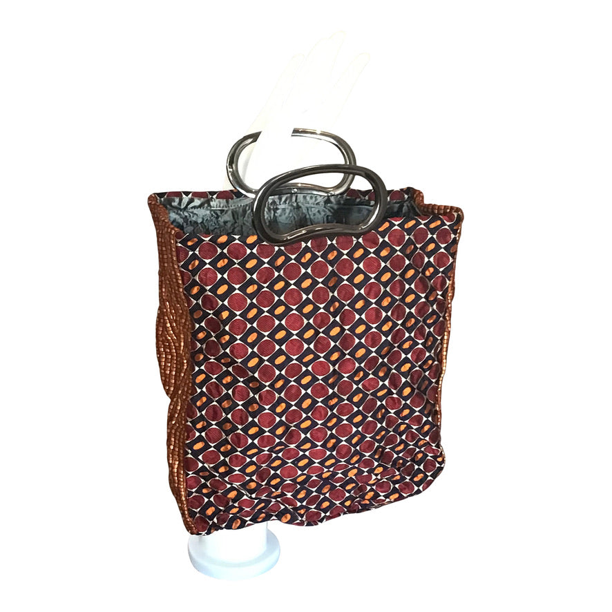 Morphy Tie Silk & Taffeta Clutch Bag (One Of A Kind)
