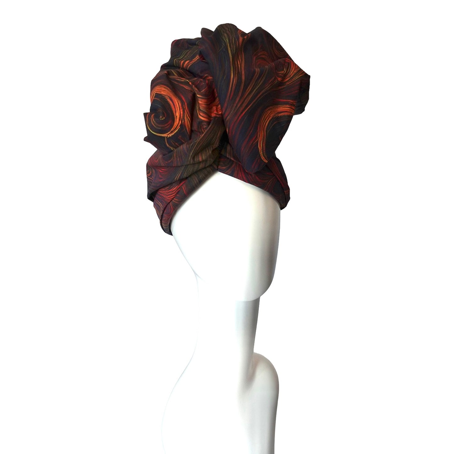 Twisturban® Turban in Faux Coiffure Dark Auburn