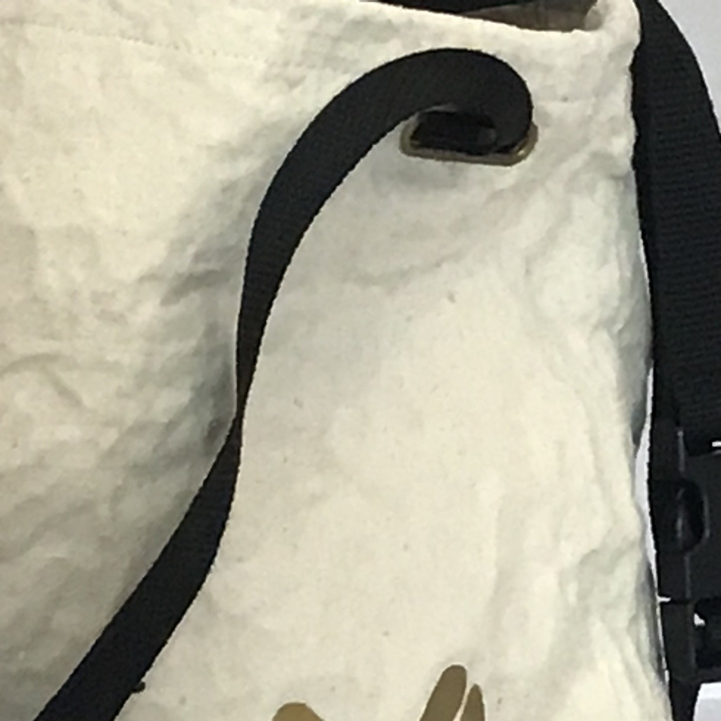 Morphy Upcycled Painter Drop Cloth NYC Subway Adjustable Strap Messenger Bag