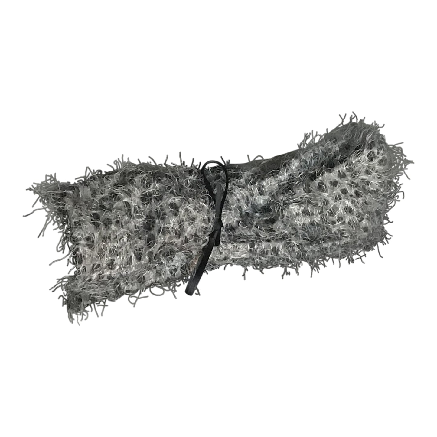 Eyelash grey leopard print Twisturban