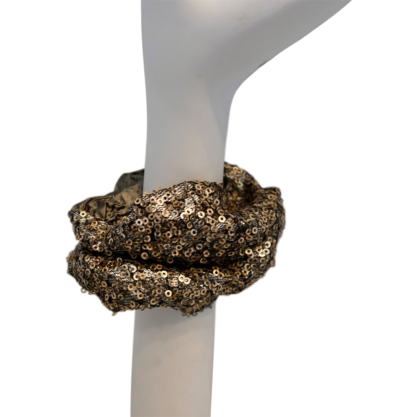Morphy Metallic Sequin mixed metal Silk Wrist Cuff