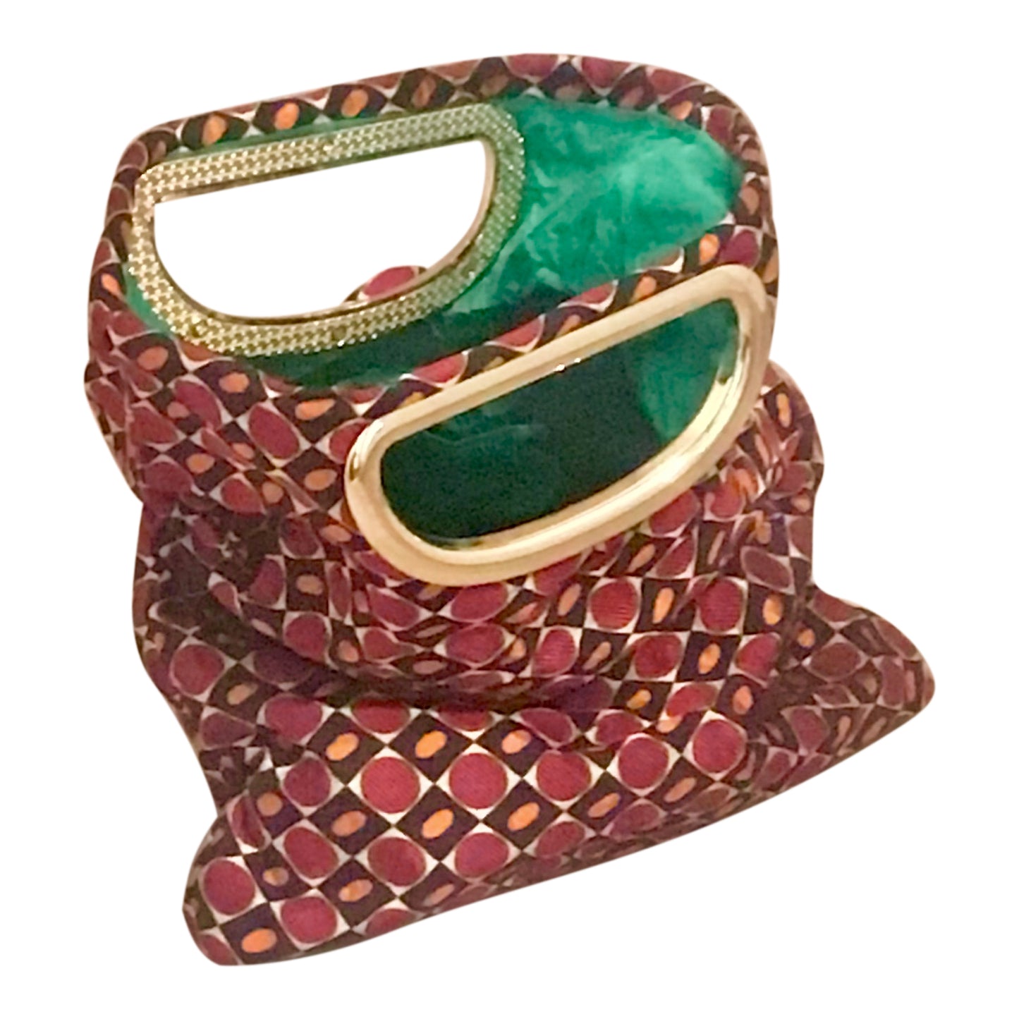 Morphy Tie Silk & Taffeta Clutch Bag (One Of A Kind)