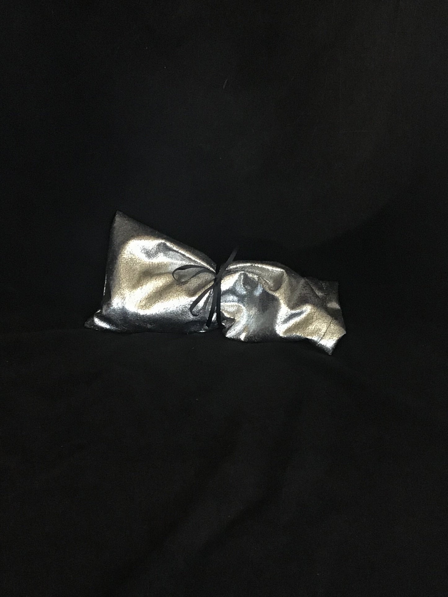 Slightly flawed Flocked Silver Metallic Twisturban®
