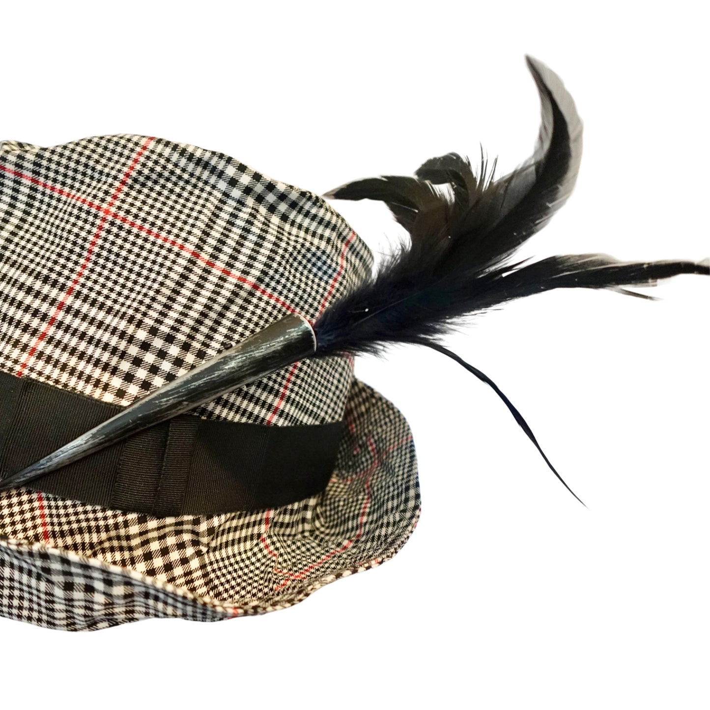 Morphy Moldable Plaid Deep Cuff Trilby fedora