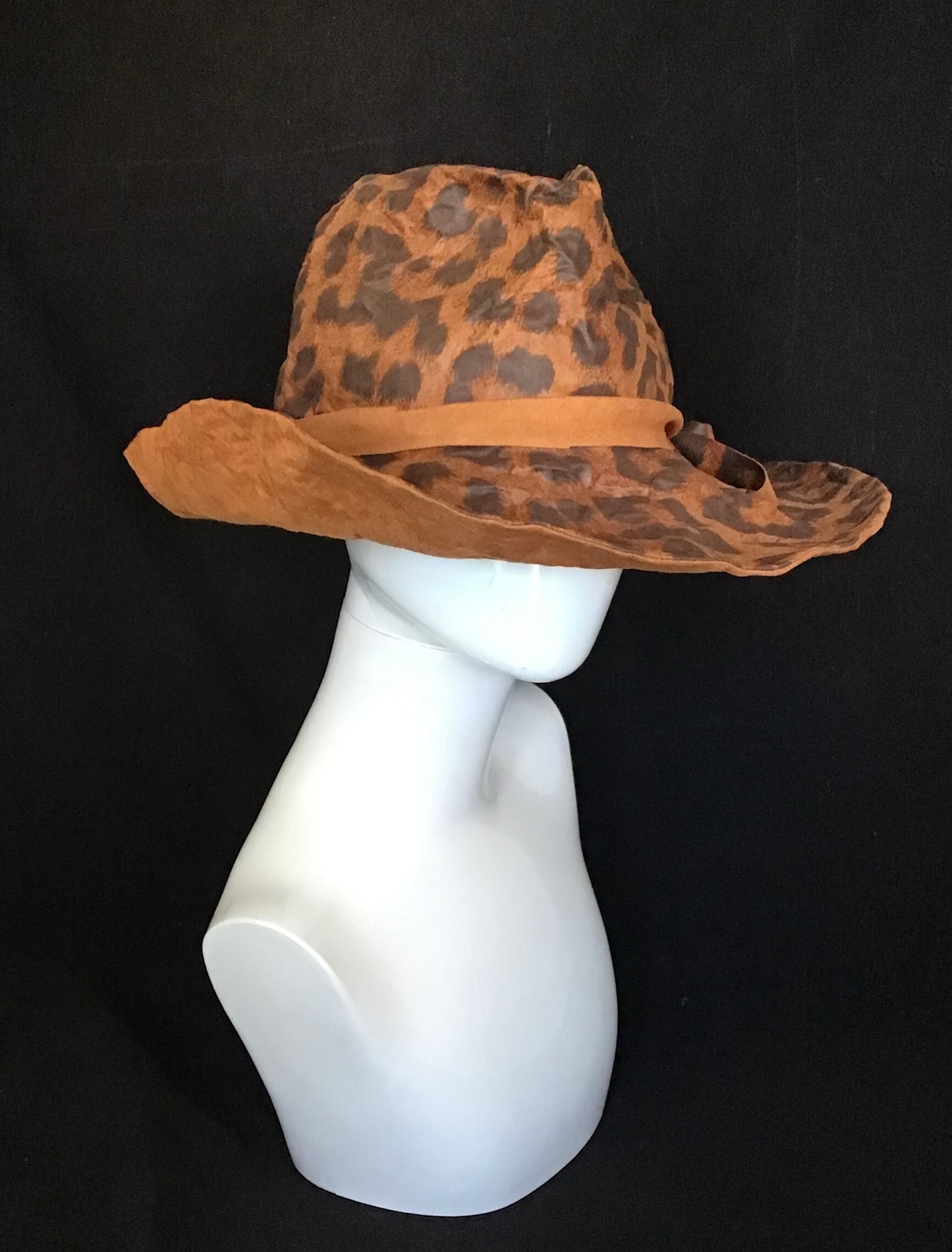 Morphy Vegan Suede wide brim fedora