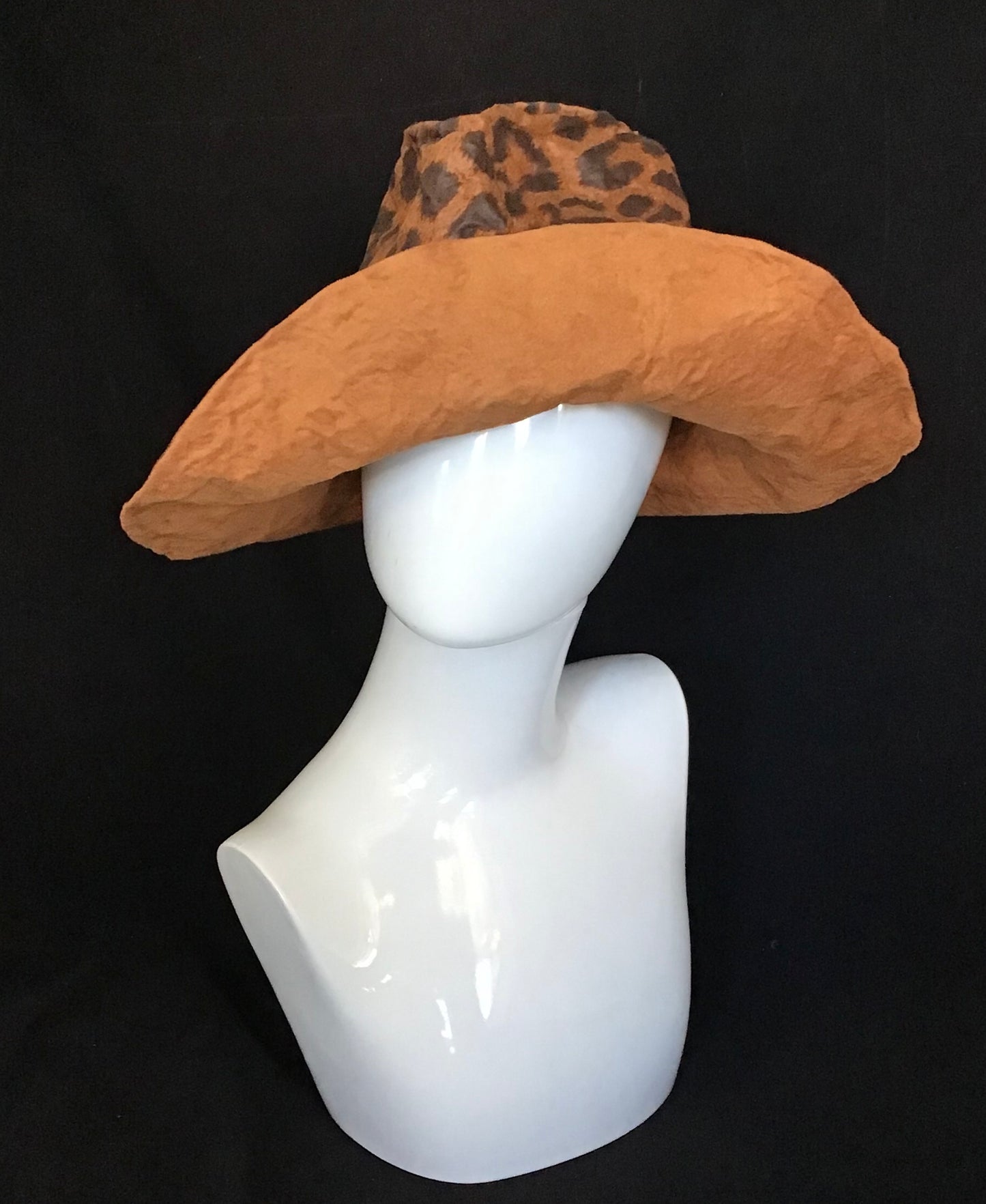 Morphy Vegan Suede wide brim fedora