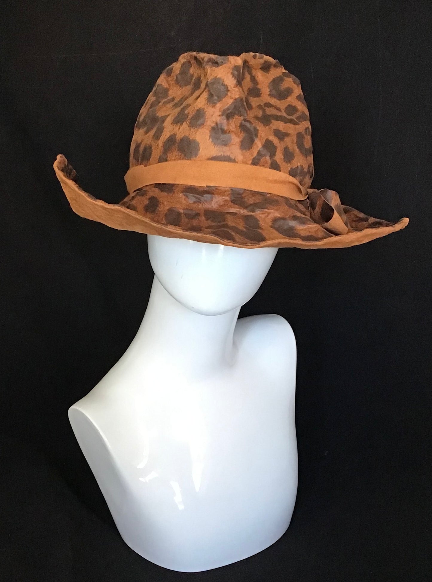Morphy Vegan Suede wide brim fedora