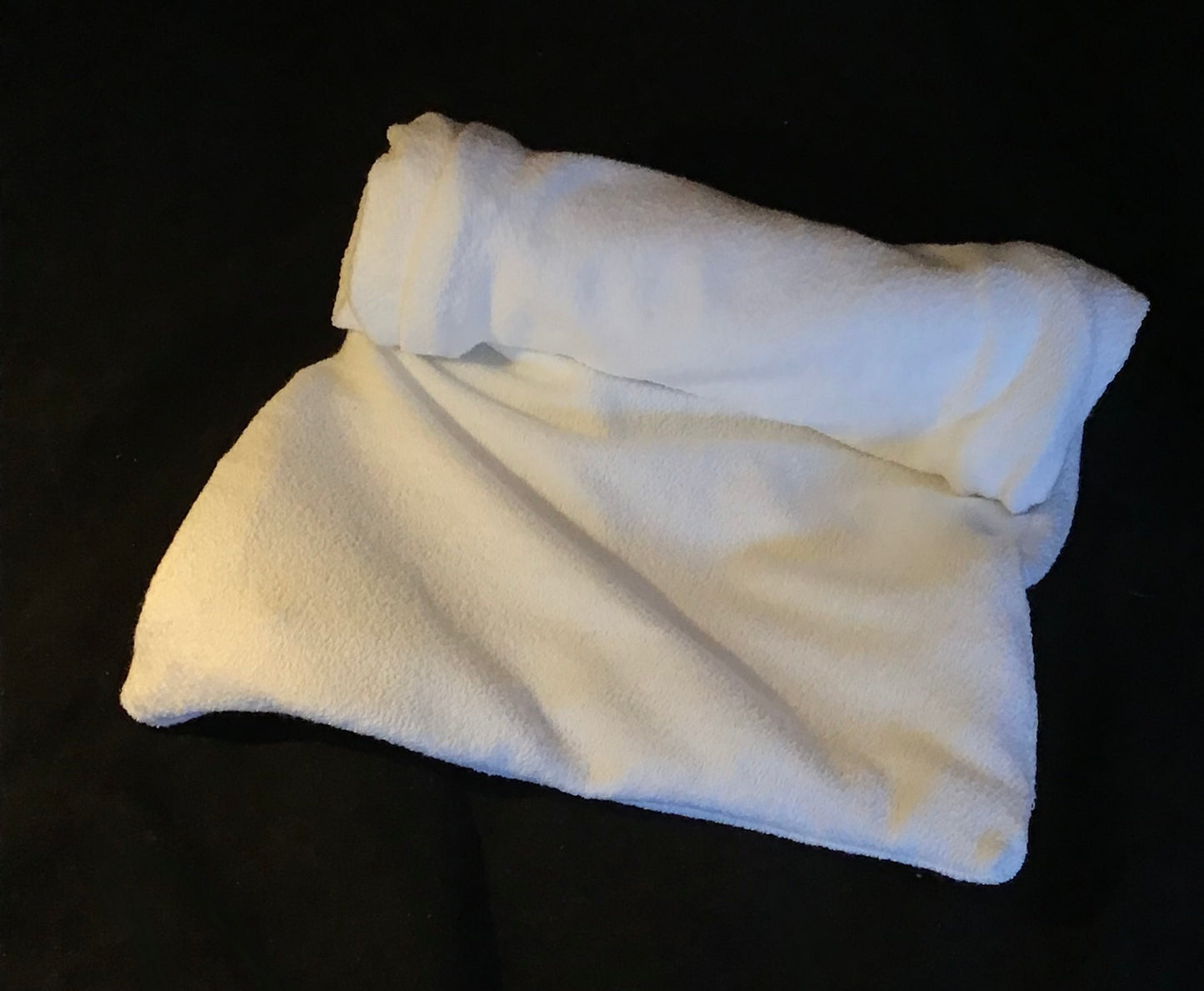 Cotton terry in white / slightly irregular