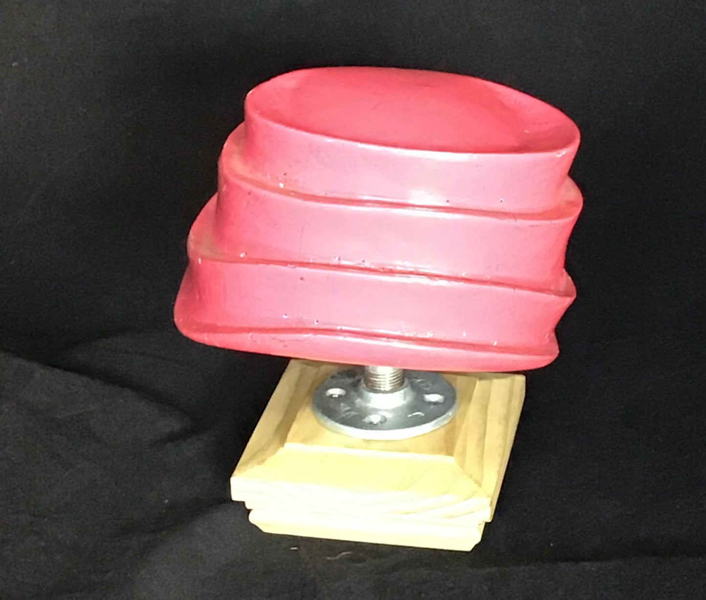 Fold front cap block