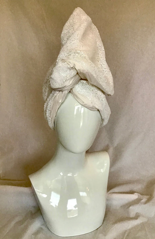 silk and sequin- Bride