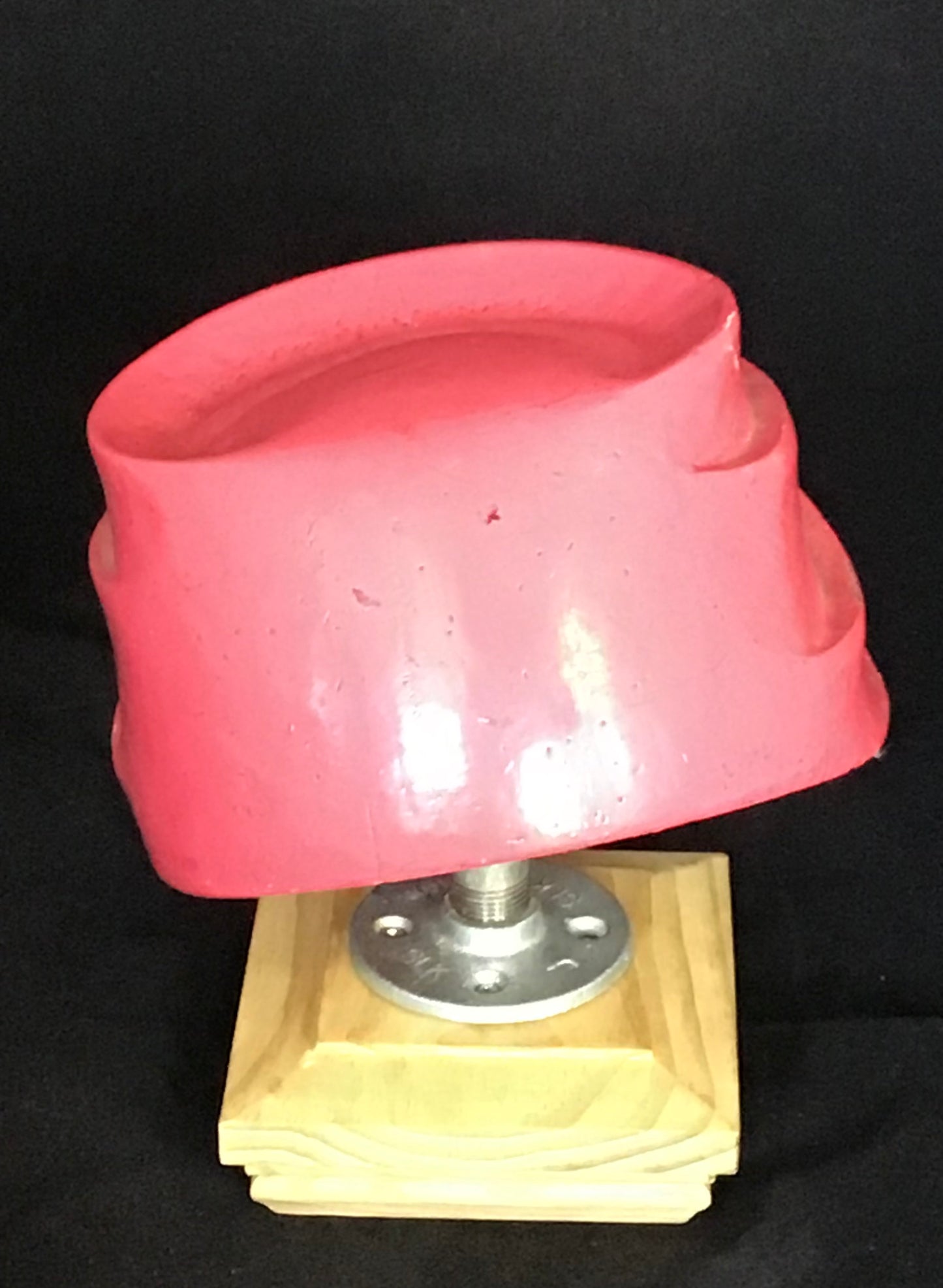 Fold front cap block