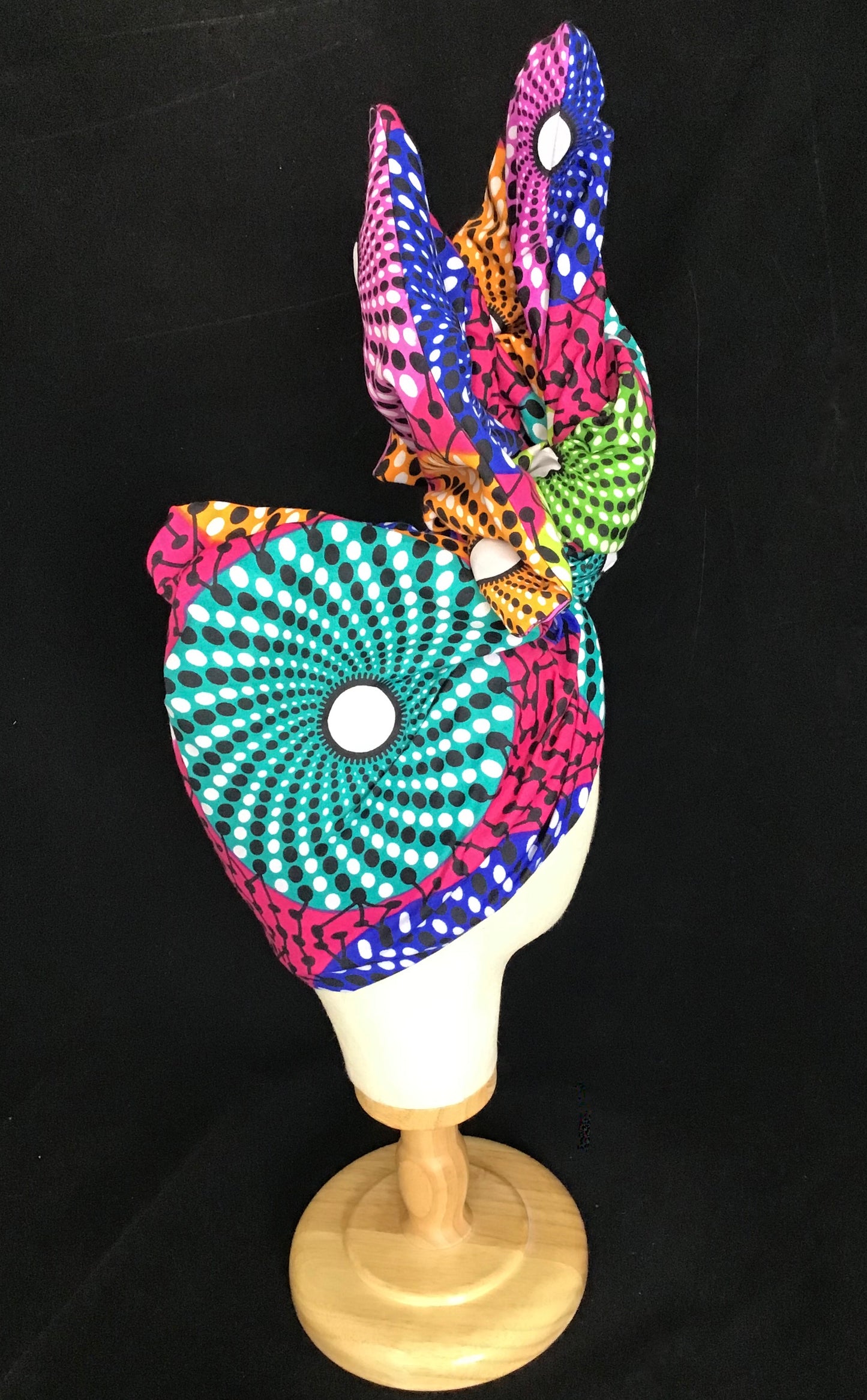 Medallion print cotton in brights