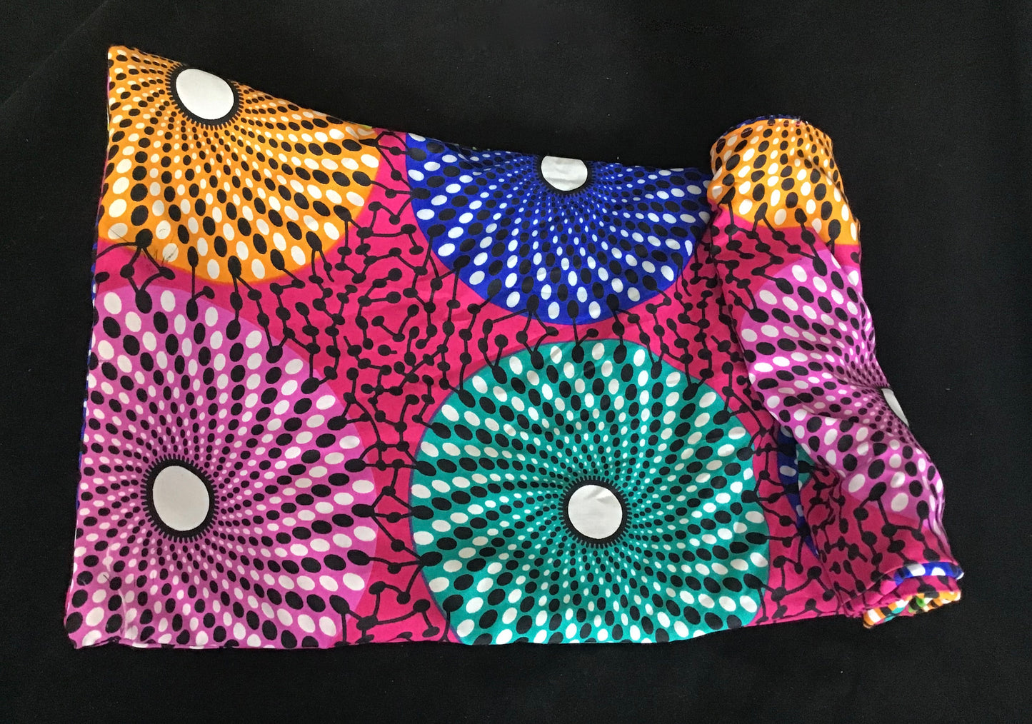 Medallion print cotton in brights