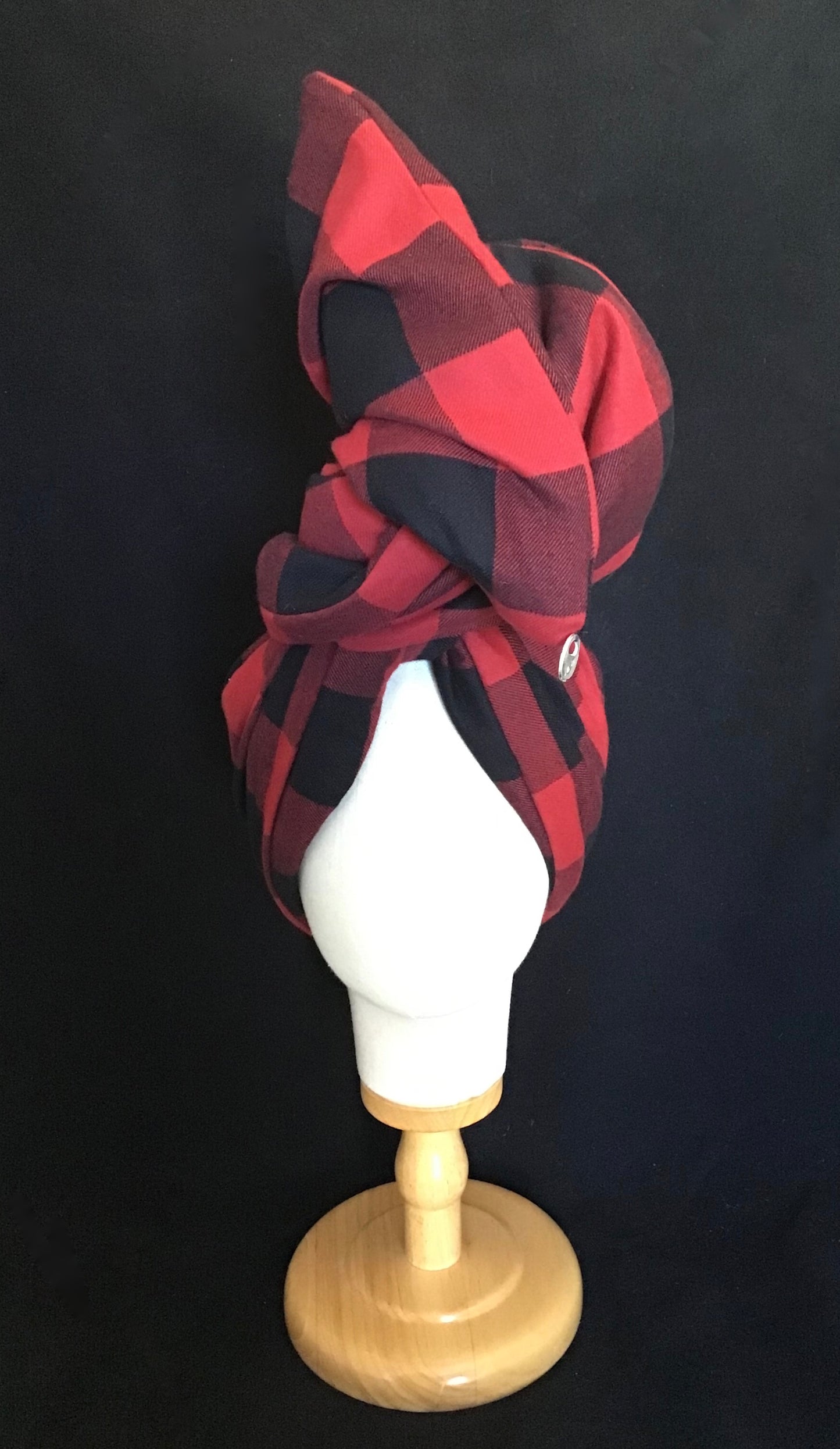Insulated buffalo plaid flannel Twisturban®