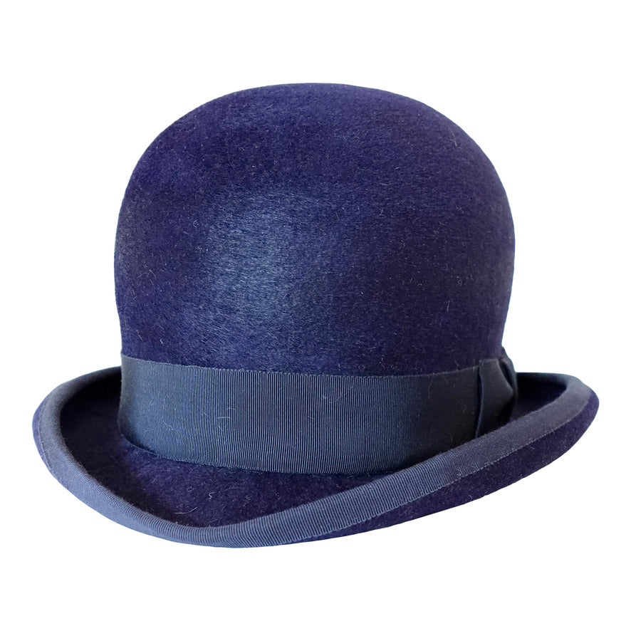 Bolder Bowler  in brushed Coney Fur Felt