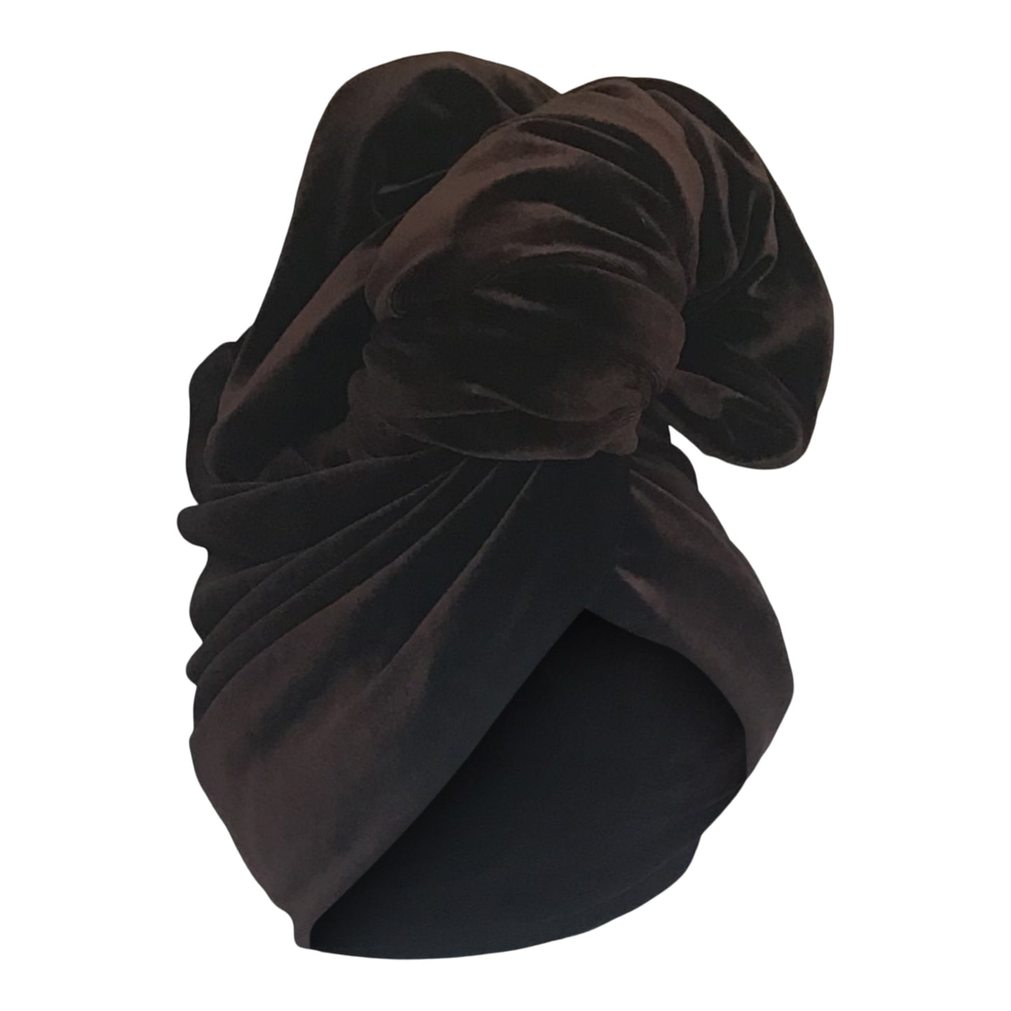 Velvet Twisturban in chocolate