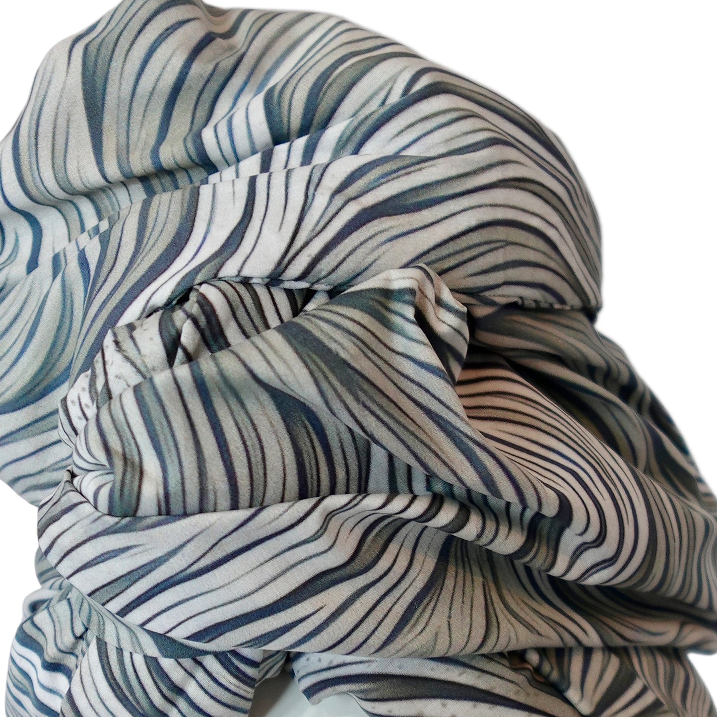 Twisturban® Turban in Faux Coiffure Silver
