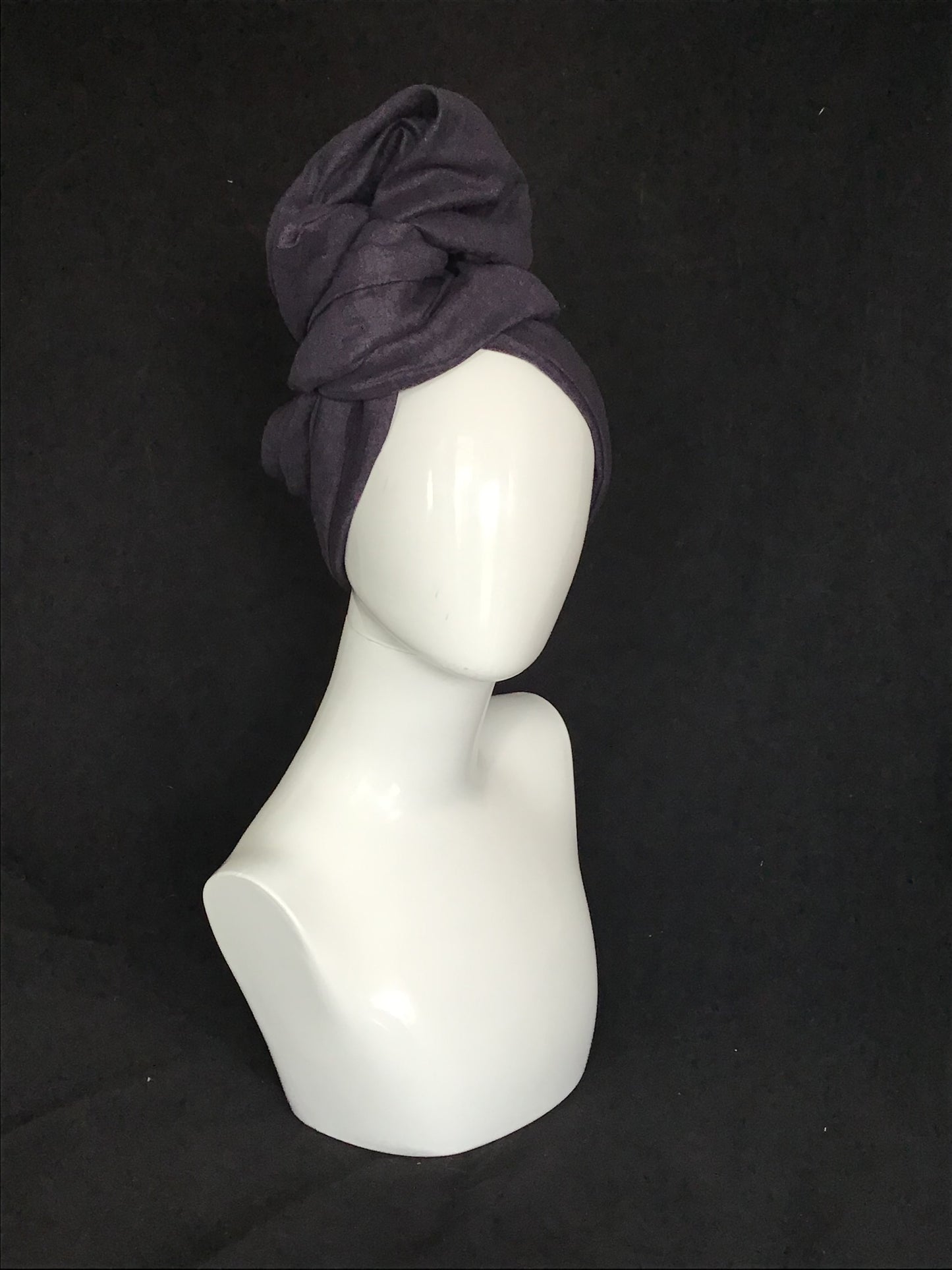 Linen Twisturban® Turban in navy