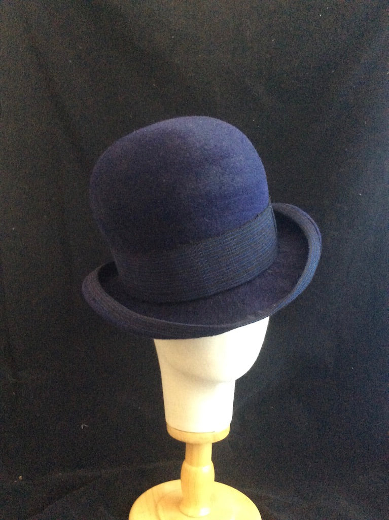 Bolder Bowler  in brushed Coney Fur Felt