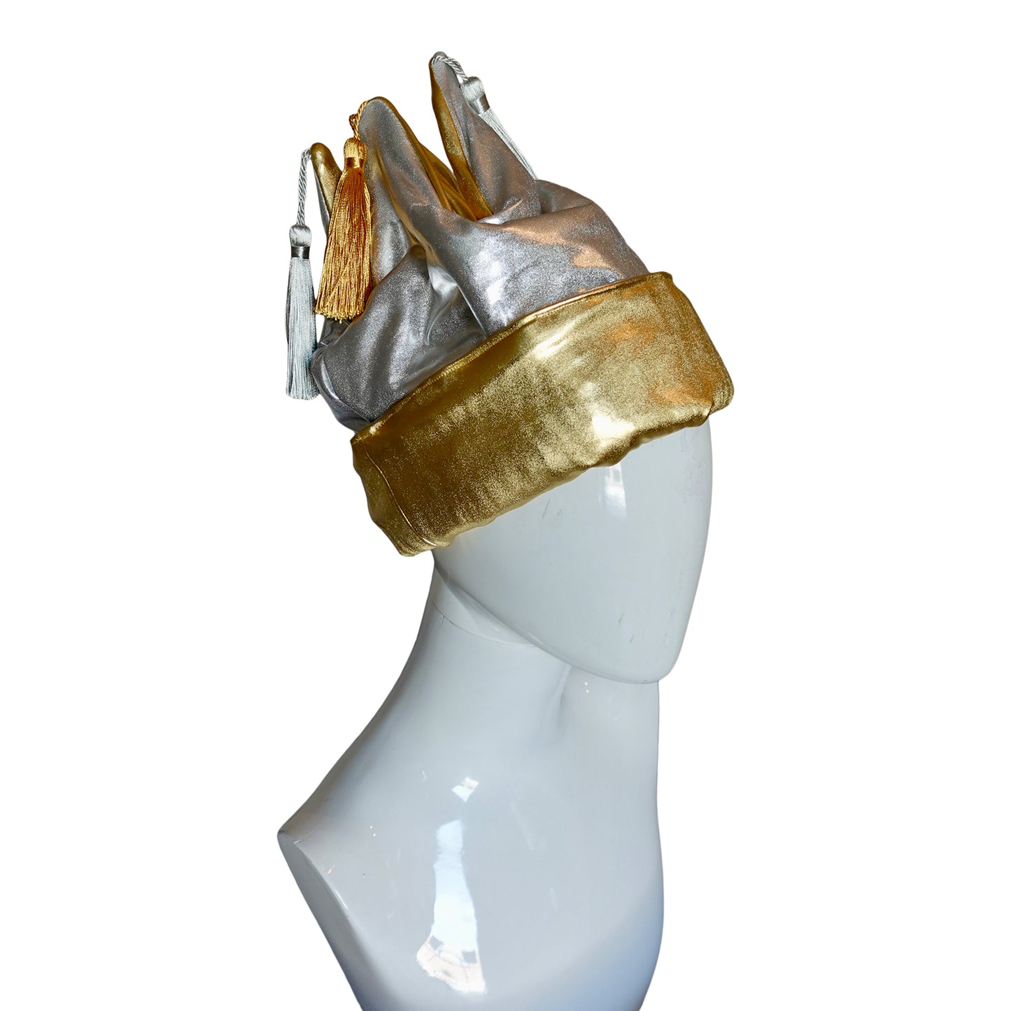 Royal Toque Puffer Crown in Gold and Silver