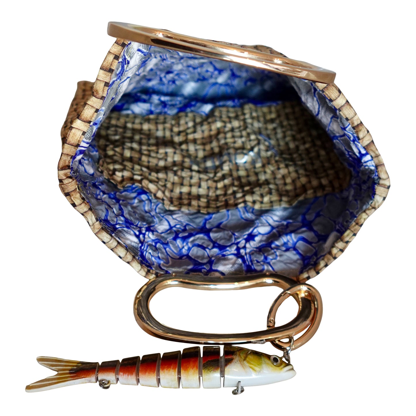 Morphy mini fishing panier with fish bag charm