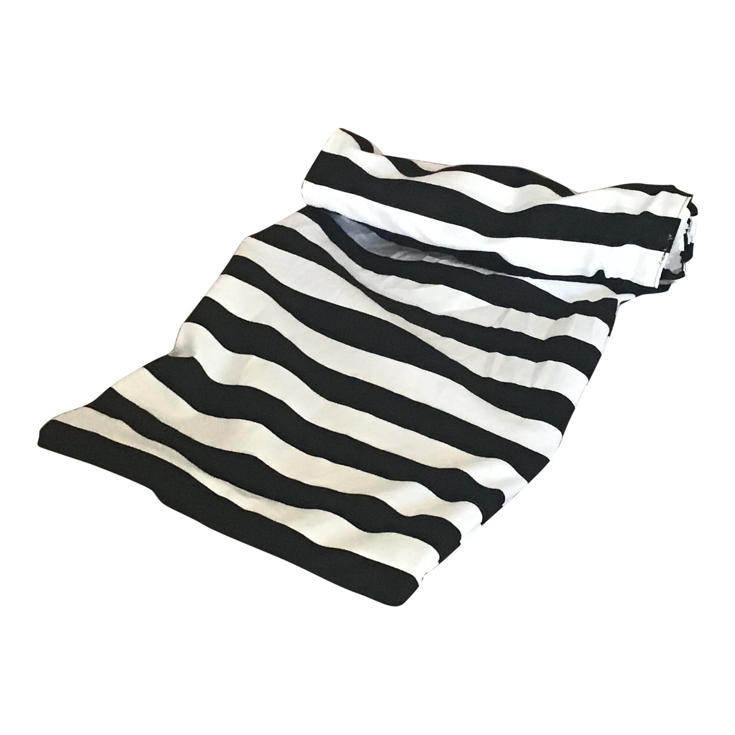 BOYCOTT AMAZON STRIPES! Cabana stripes in Black and White Cotton Shirting