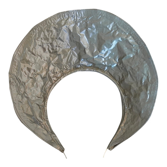 Morphy "Moon" Metallic Silver Silk Headband