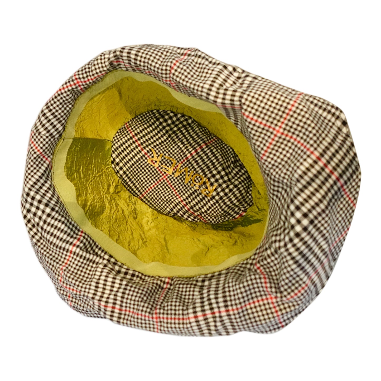Morphy Moldable Plaid  Deep Cuff Trilby fedora