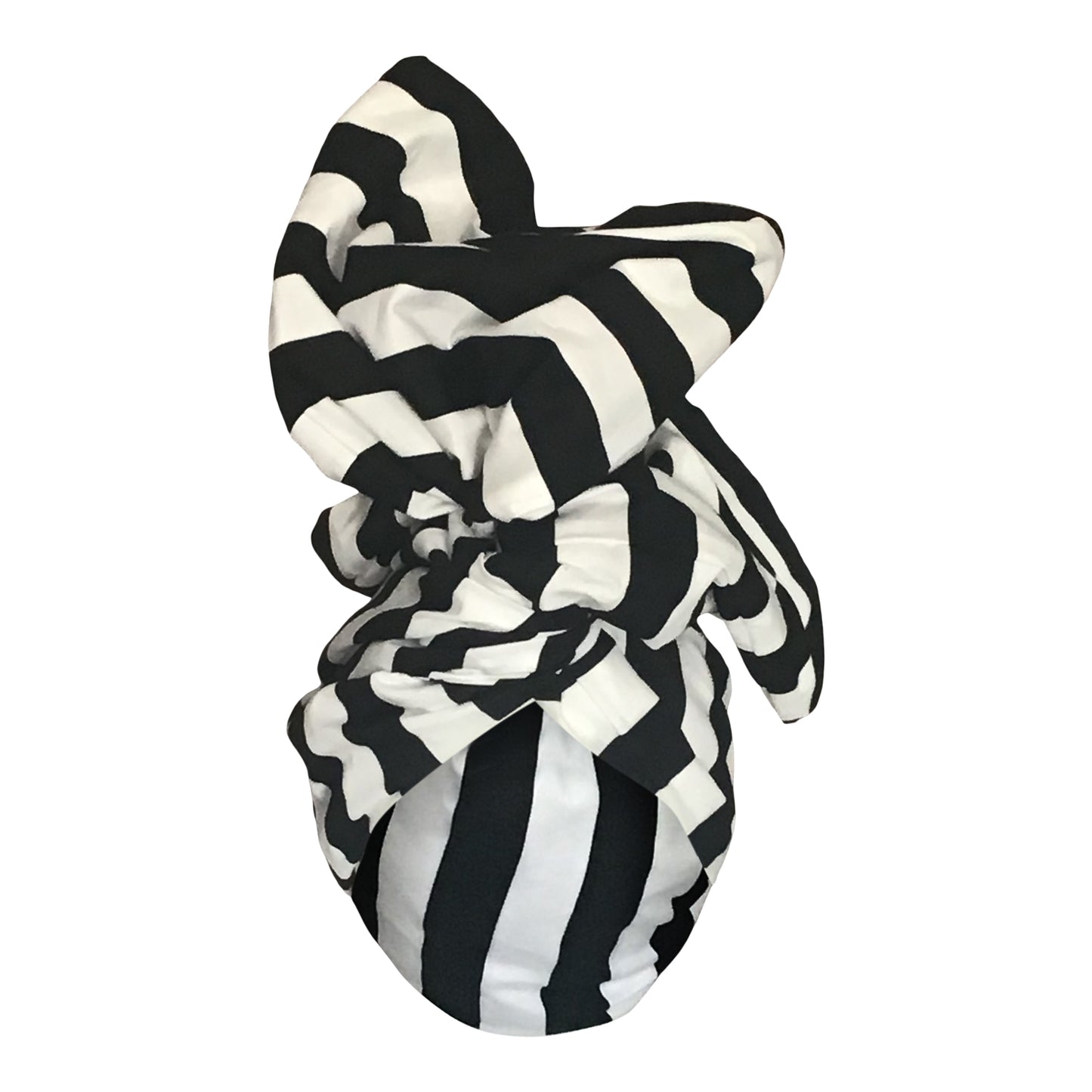 BOYCOTT AMAZON STRIPES! Cabana stripes in Black and White Cotton Shirting