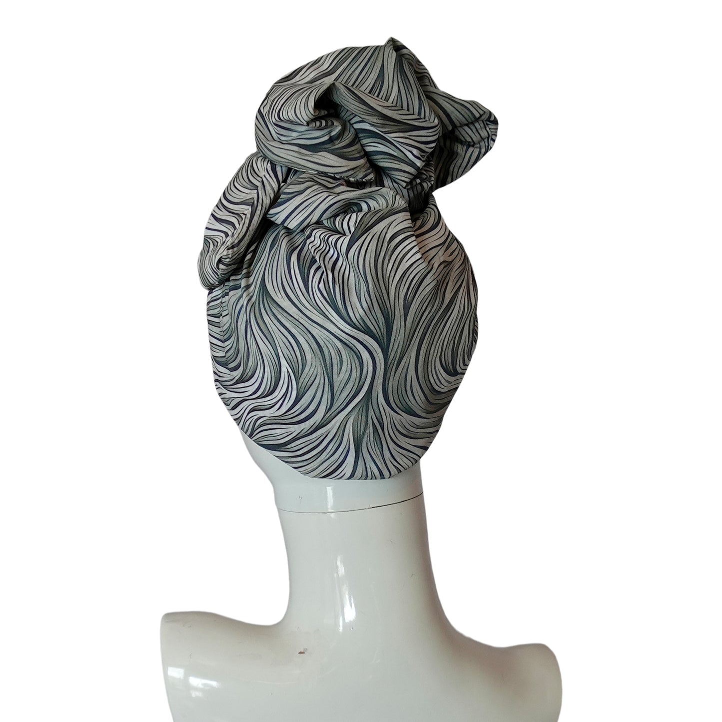 Twisturban® Turban in Faux Coiffure Silver