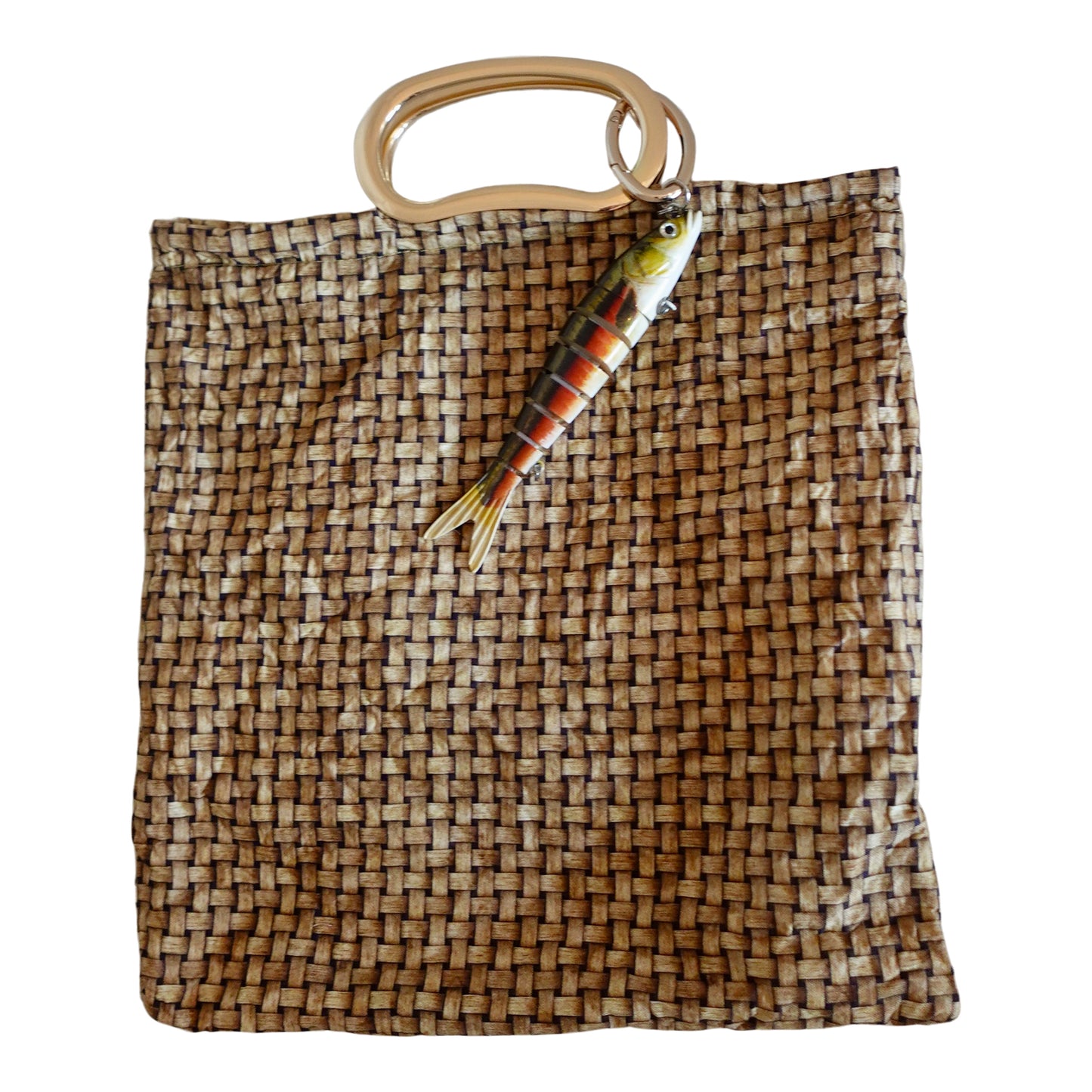 Morphy mini fishing panier with fish bag charm