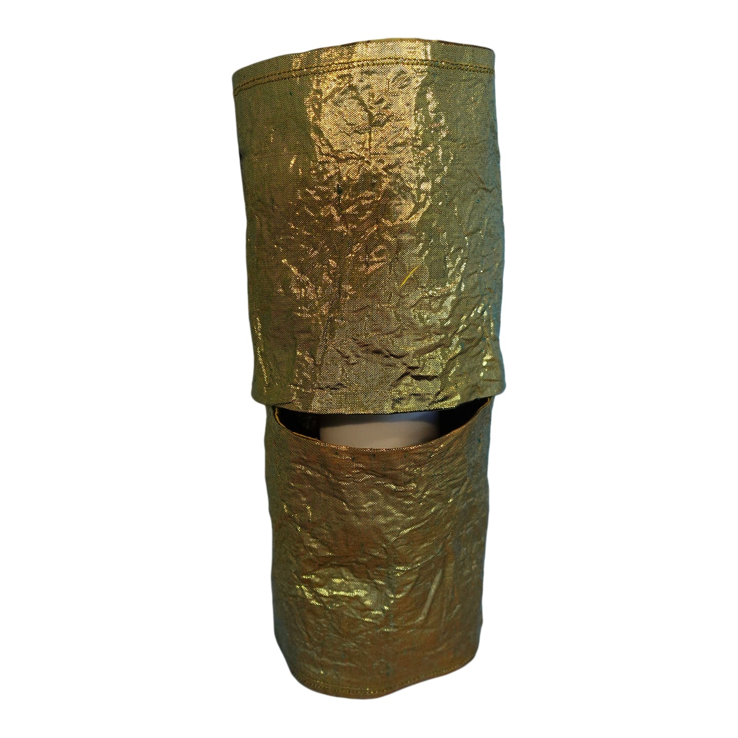 Morphy Metallic Old Gold Silk Wrist Cuff set of 2