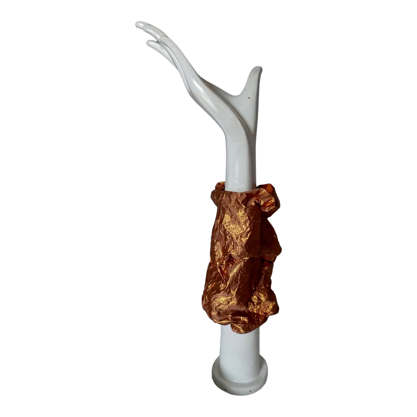 Morphy Metallic Bronze Silk Wrist Cuff Extra Long