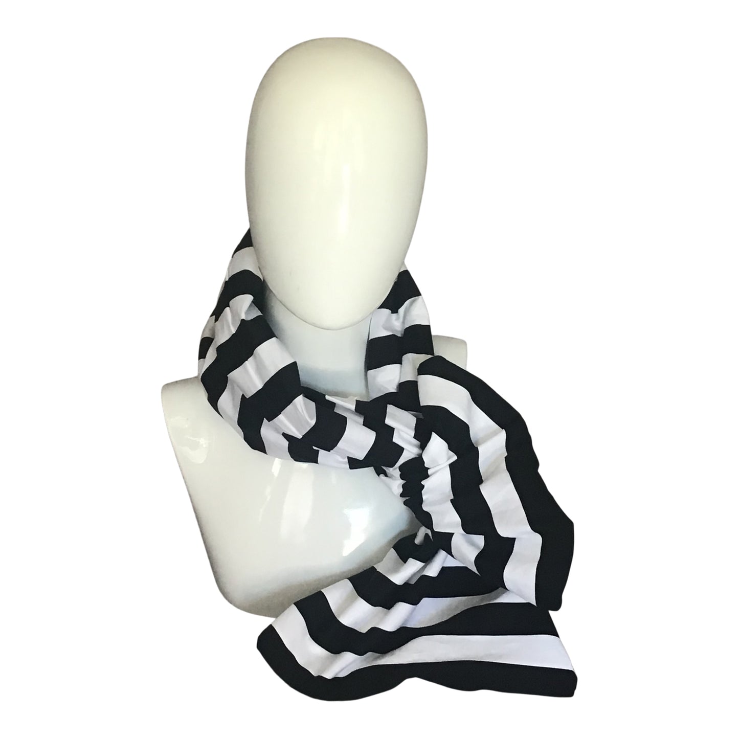 BOYCOTT AMAZON STRIPES! Cabana stripes in Black and White Cotton Shirting