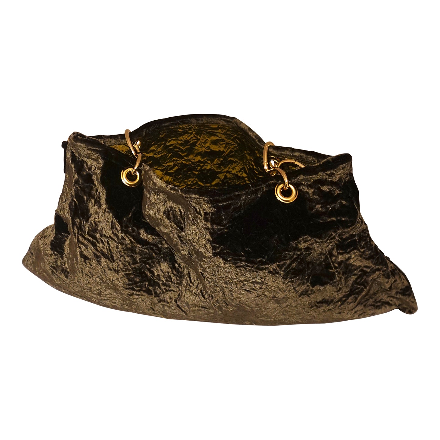 Morphy Velvet Bag With Multi Convertible Handles & Silk Lining
