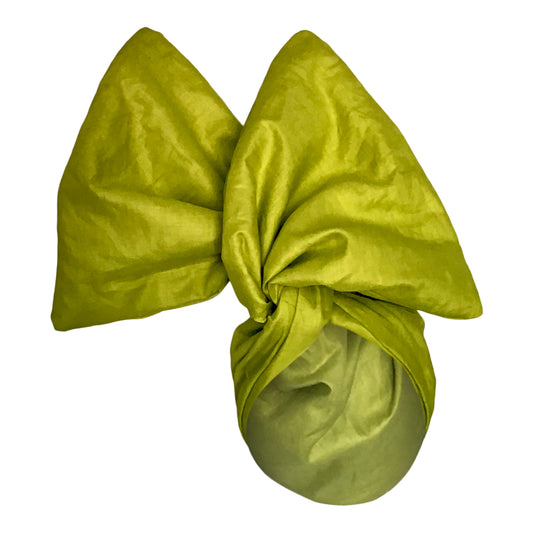 Linen Twisturban® Turban in Kiwi